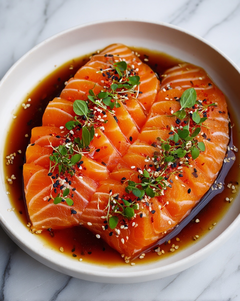 Spicy Salmon Crudo & Carrots Recipe - Recipe Image