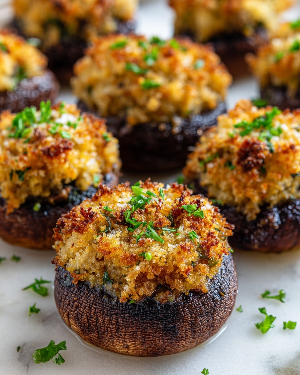 Stuffed Mushrooms: A Perfect Appetizer or Side Dish Recipe - Recipe Image