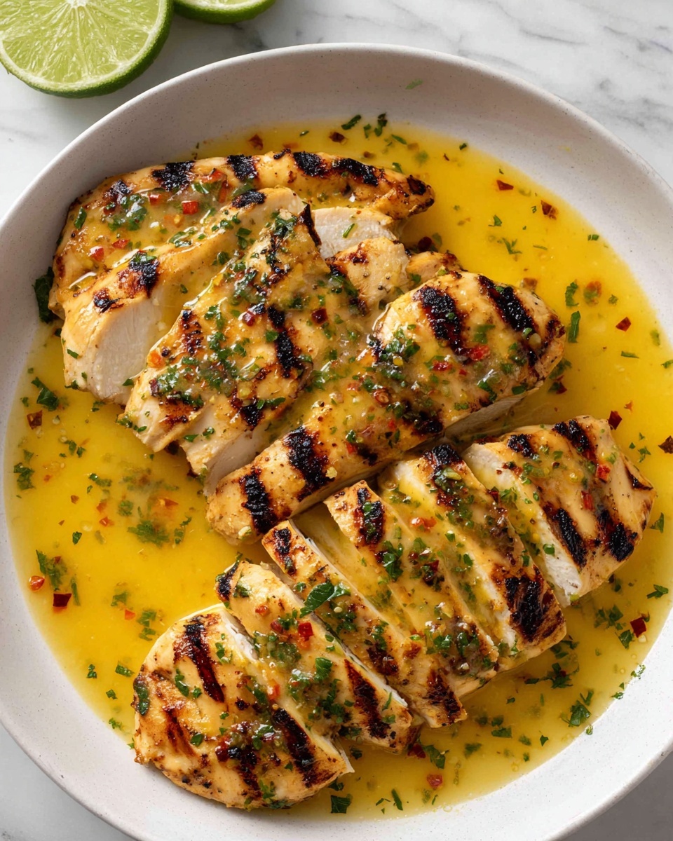 Grilled Salsa Verde Pepper Jack Chicken Recipe - Recipe Image