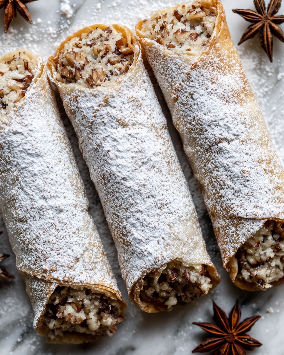 Italian Nut Roll Cookies Recipe - Recipe Image