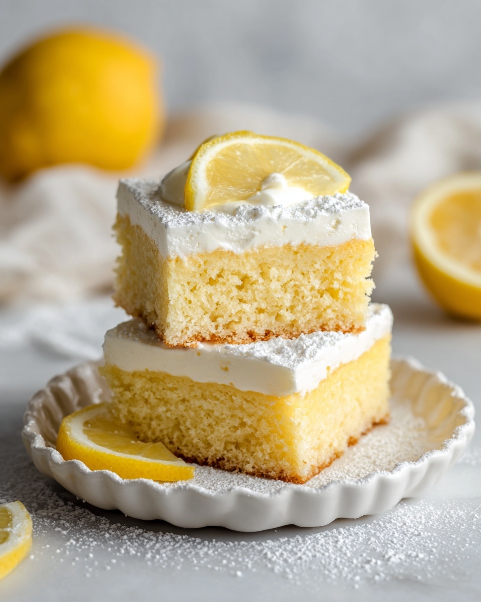 Lemon Gooey Butter Cake Recipe - Recipe Image