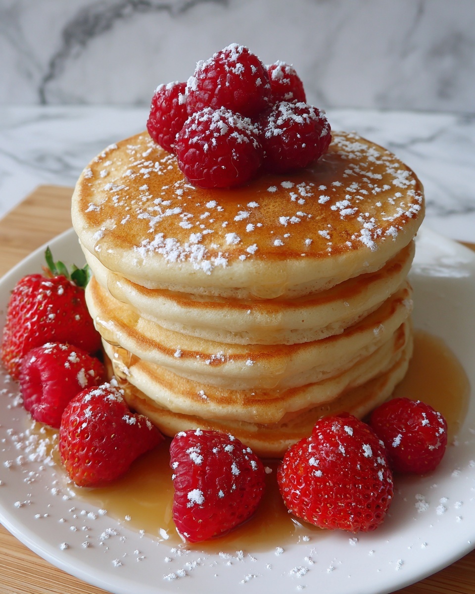Fluffy Japanese Soufflé Pancakes Recipe - Recipe Image