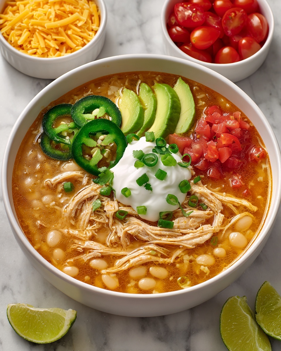 Creamy Cajun White Chicken Chili Recipe - Recipe Image