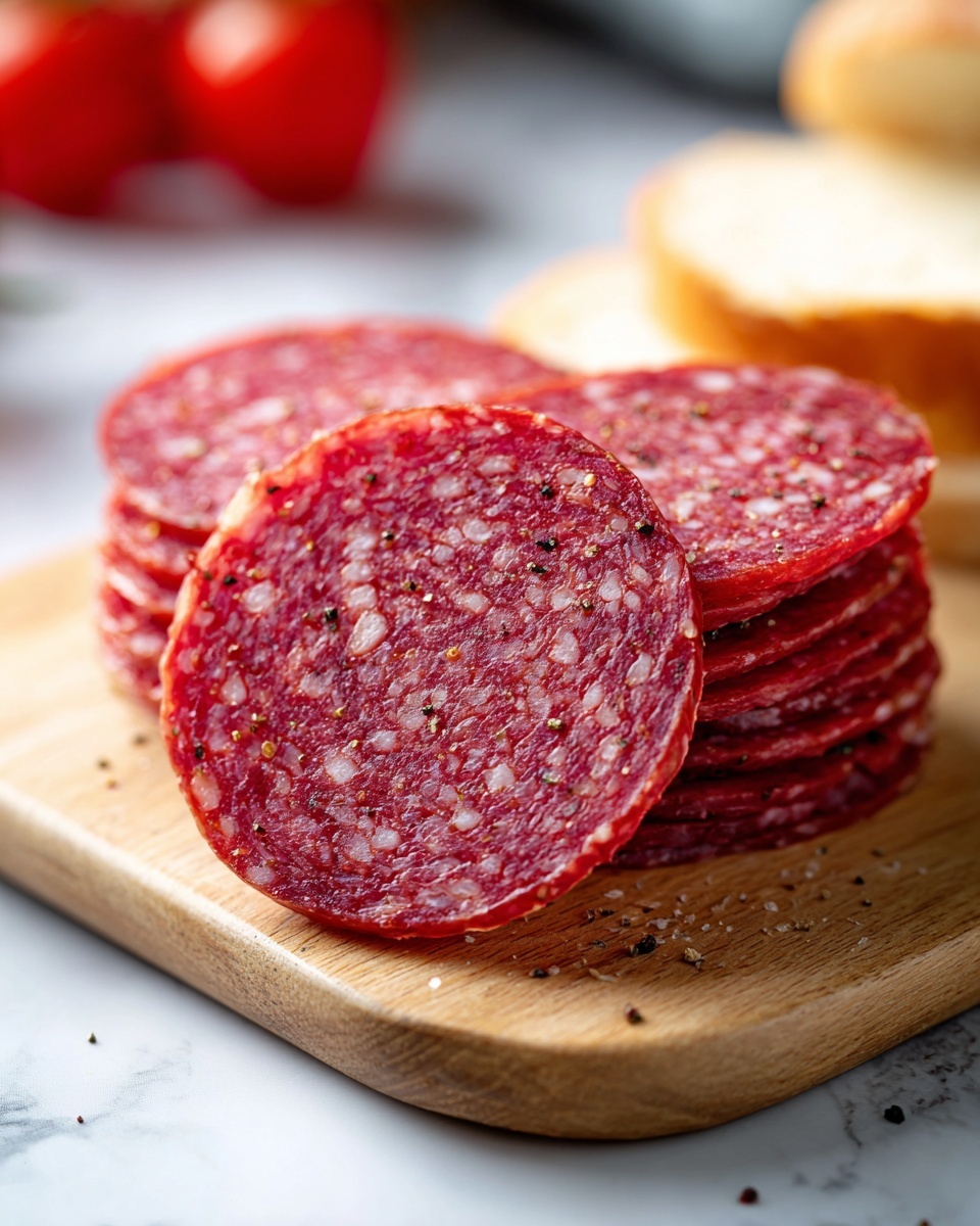 Homemade Pepperoni Recipe - Recipe Image