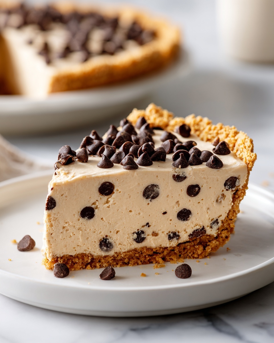 Chocolate Chip Cookie Dough Pie Recipe - Recipe Image