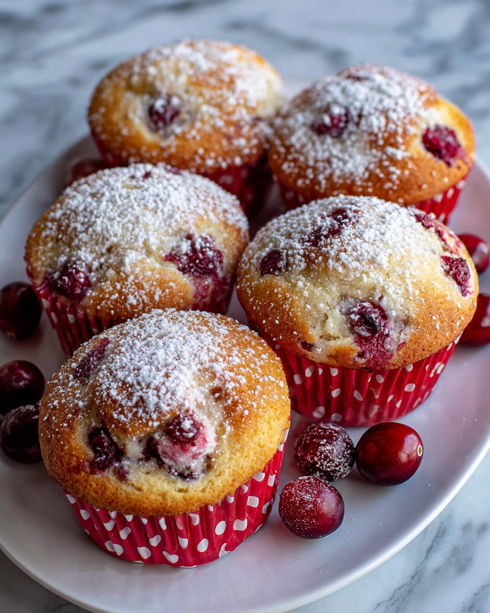 Cranberry Orange Muffins with Greek Yogurt Recipe - Recipe Image