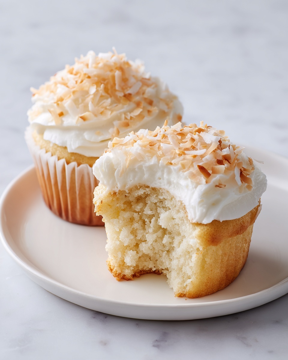 Gluten-Free Vegan Coconut Cupcakes Recipe - Recipe Image
