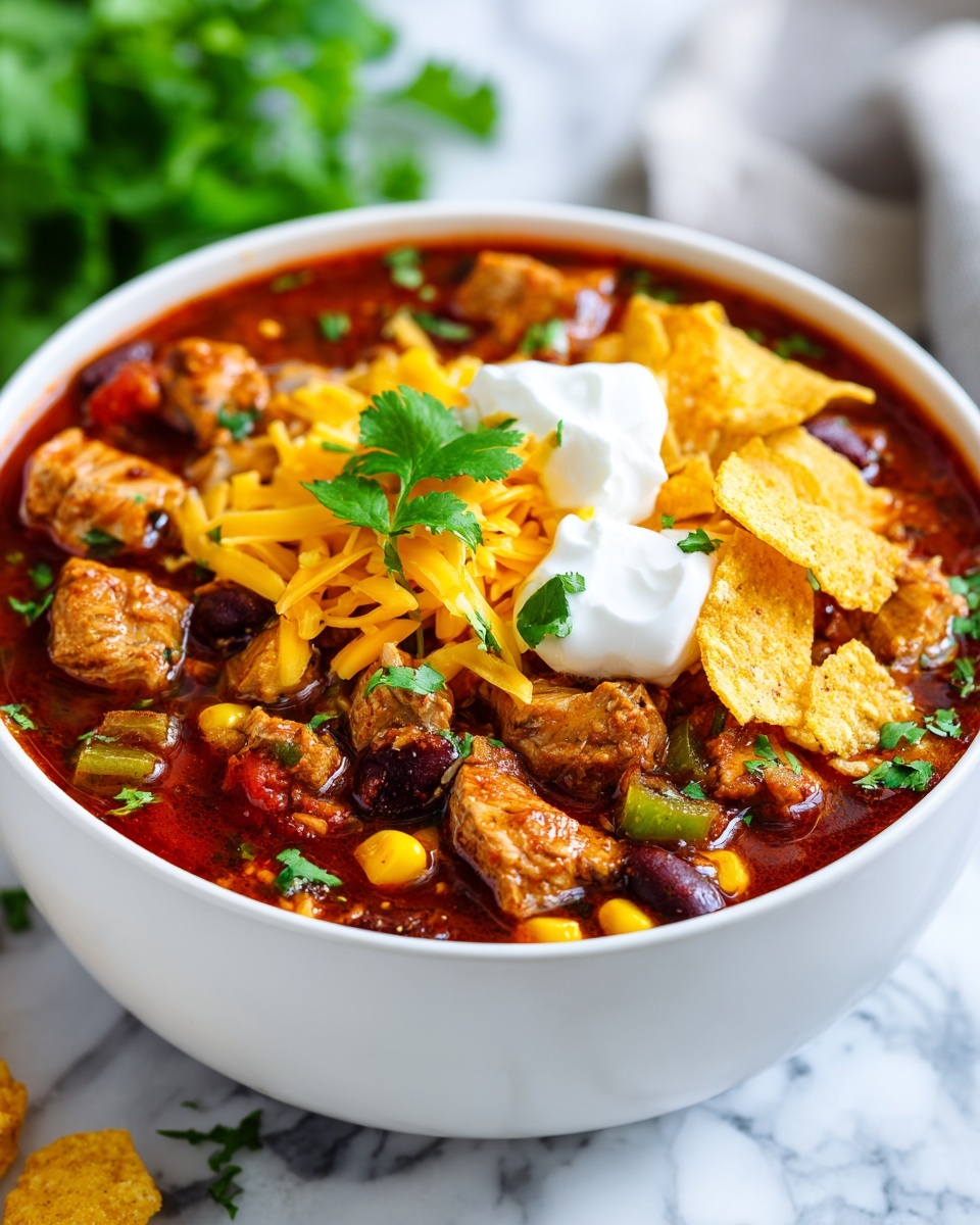 Street Corn Chicken Chili Recipe - Recipe Image