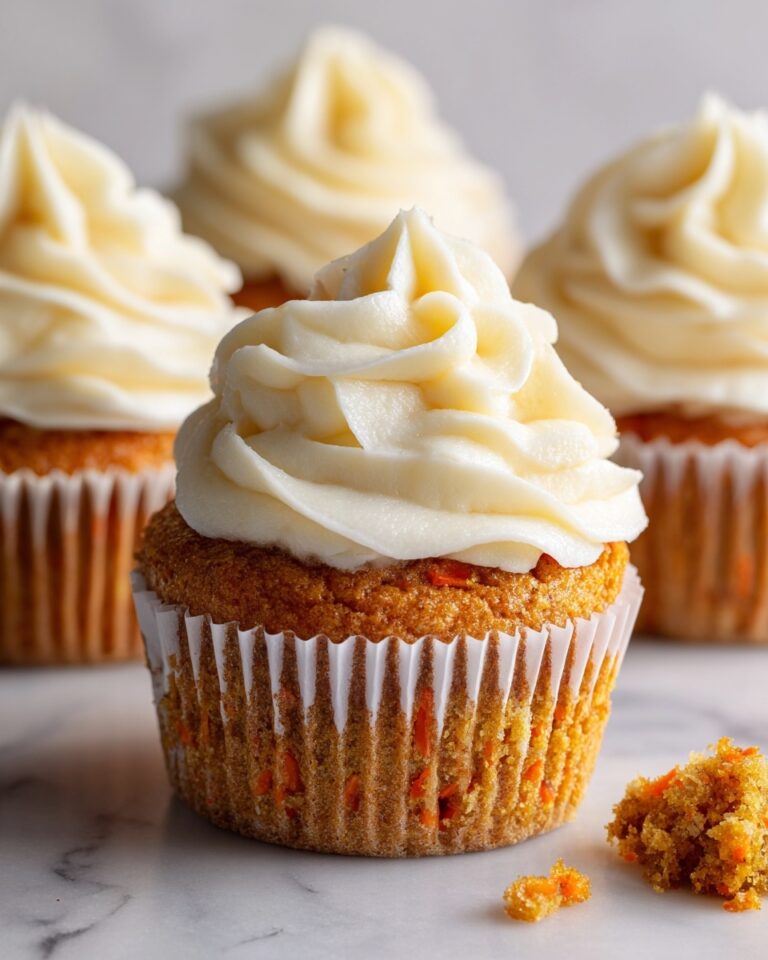 Carrot Cake Cupcakes with Cream Cheese Frosting Recipe