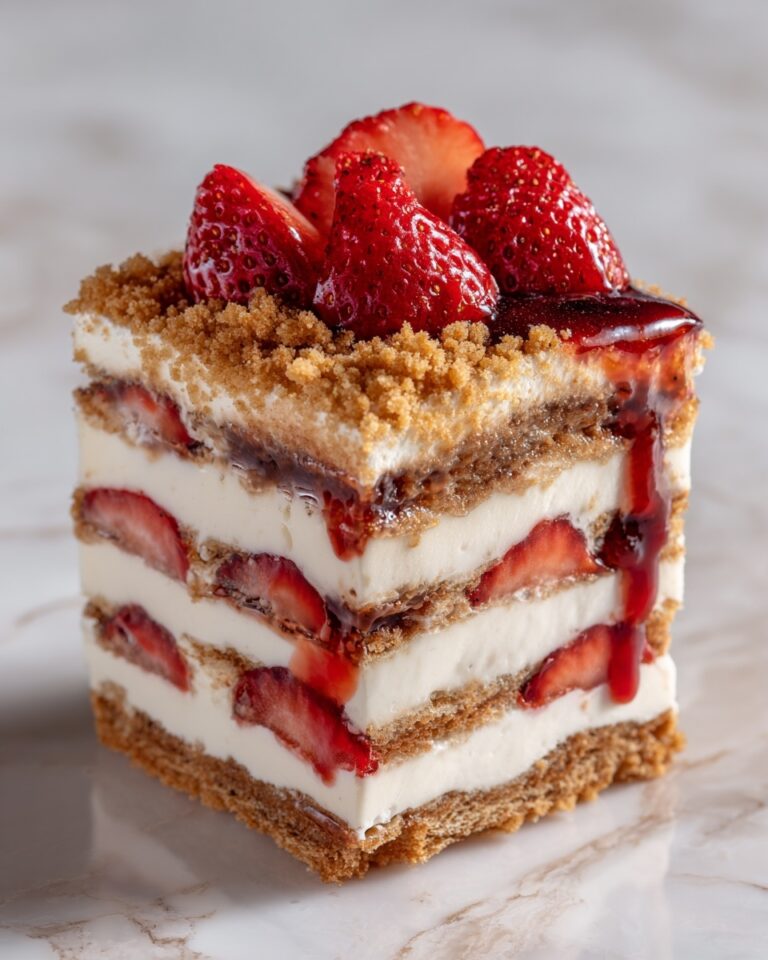 Berrylicious Strawberry Crunch Cheesecake Recipe