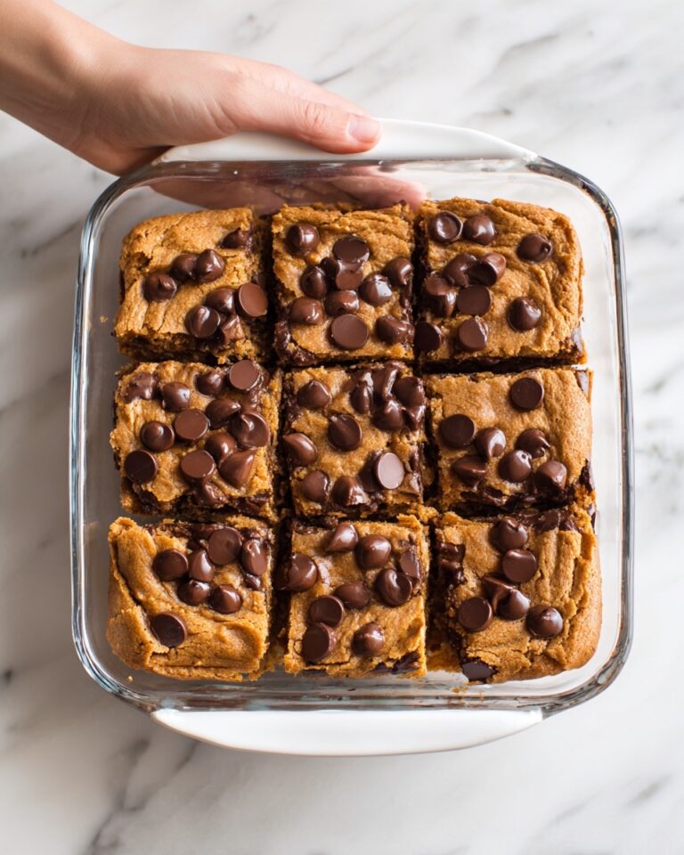 Chocolate Chip Cookie Bar Squares Recipe