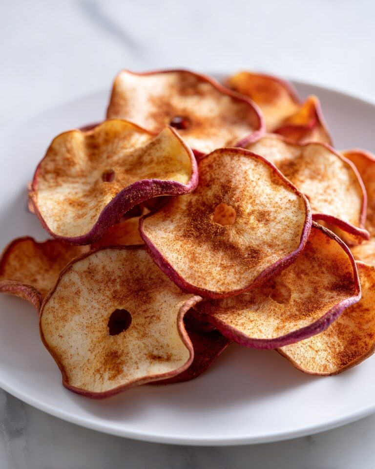 Air Fryer Apple Chips with Cinnamon Sugar Recipe