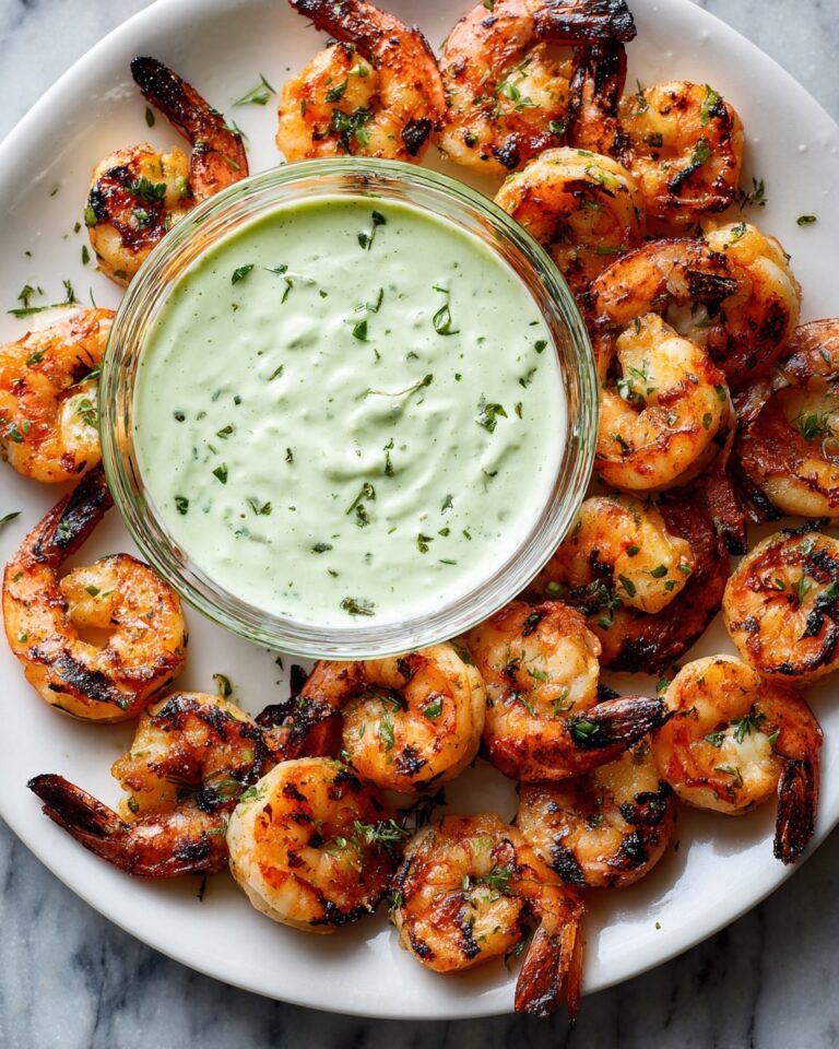 Chili Lime Shrimp with Avocado Crema Recipe