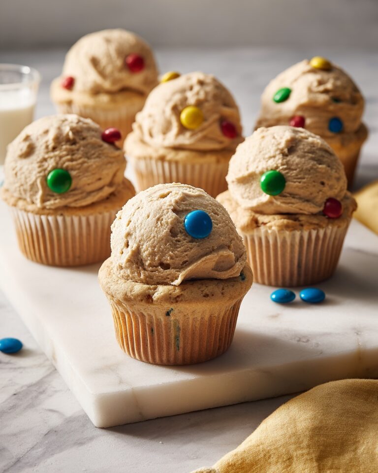 Monster Cookie Dough Cupcakes Recipe
