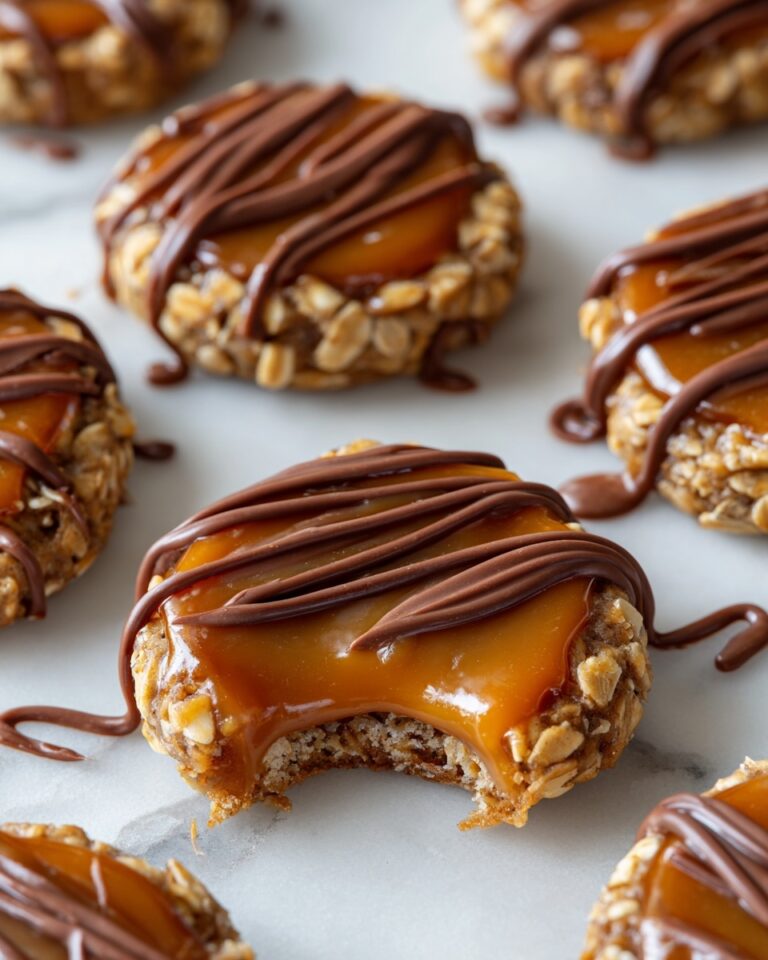 Peanut Butter Chocolate Caramel Cookies Recipe