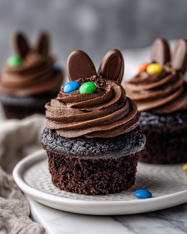 Easter Chocolate Bunny Surprise Cupcakes Recipe