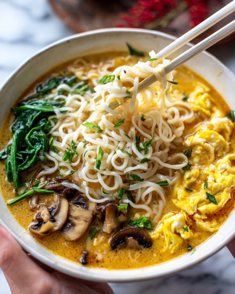 Tomato, Egg, and Beef Noodle Soup Recipe