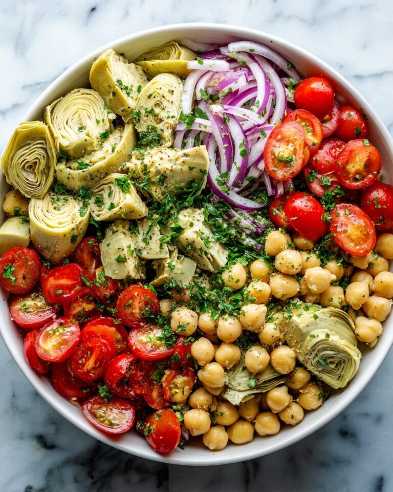 Tuscan Artichoke Tomato Salad Recipe