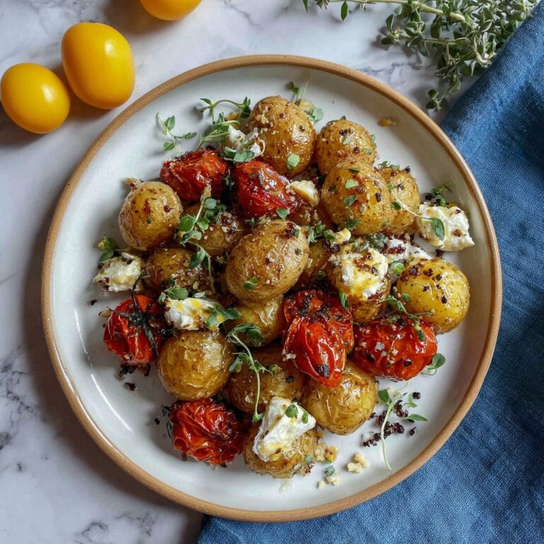 Baked Feta Potatoes: Crispy, Cheesy Perfection Recipe