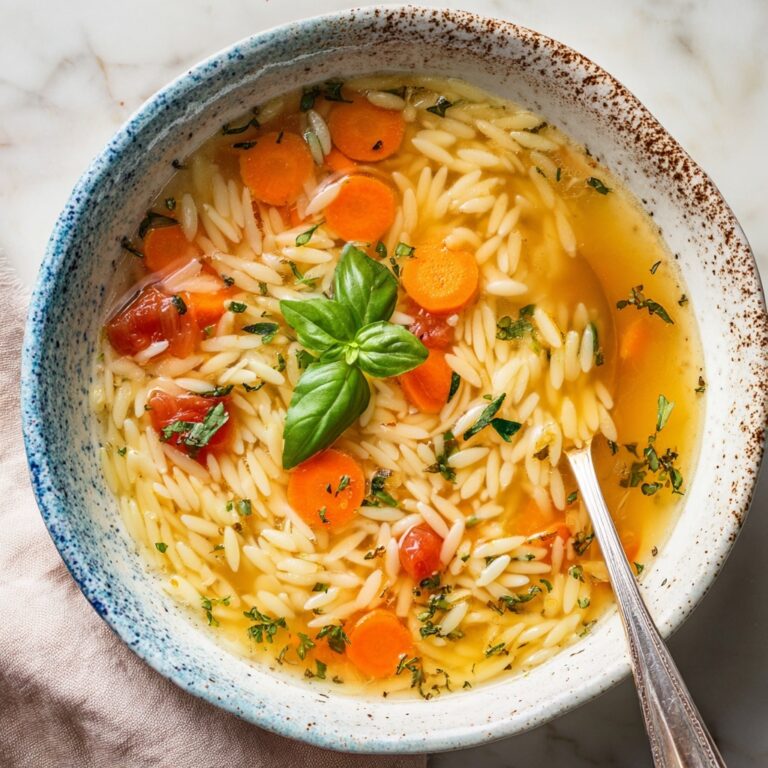 Summery Orzo Soup Recipe
