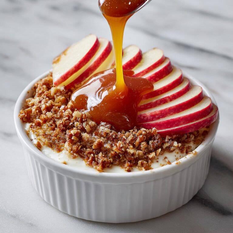 Cream Cheese Caramel Apple Dip with Toffee Bits Recipe