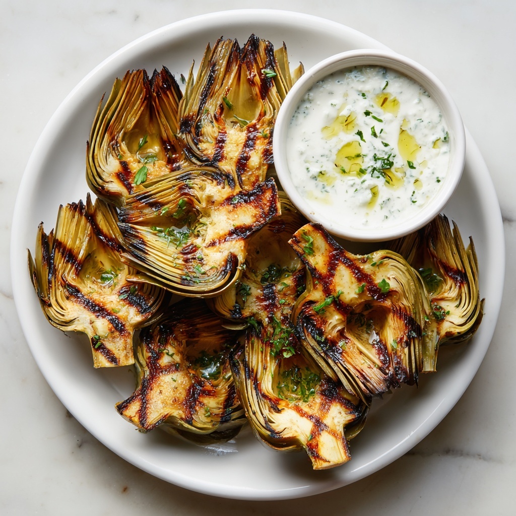 Grilled Artichokes with Garlic Aioli Recipe - Recipe Image
