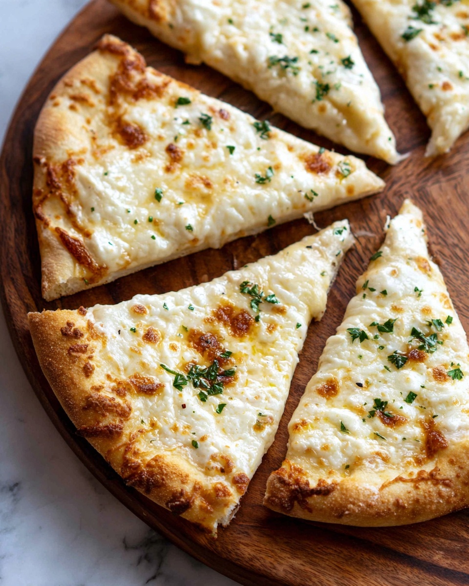 Air Fryer Cheesy Tortilla Garlic Bread Recipe - Recipe Image