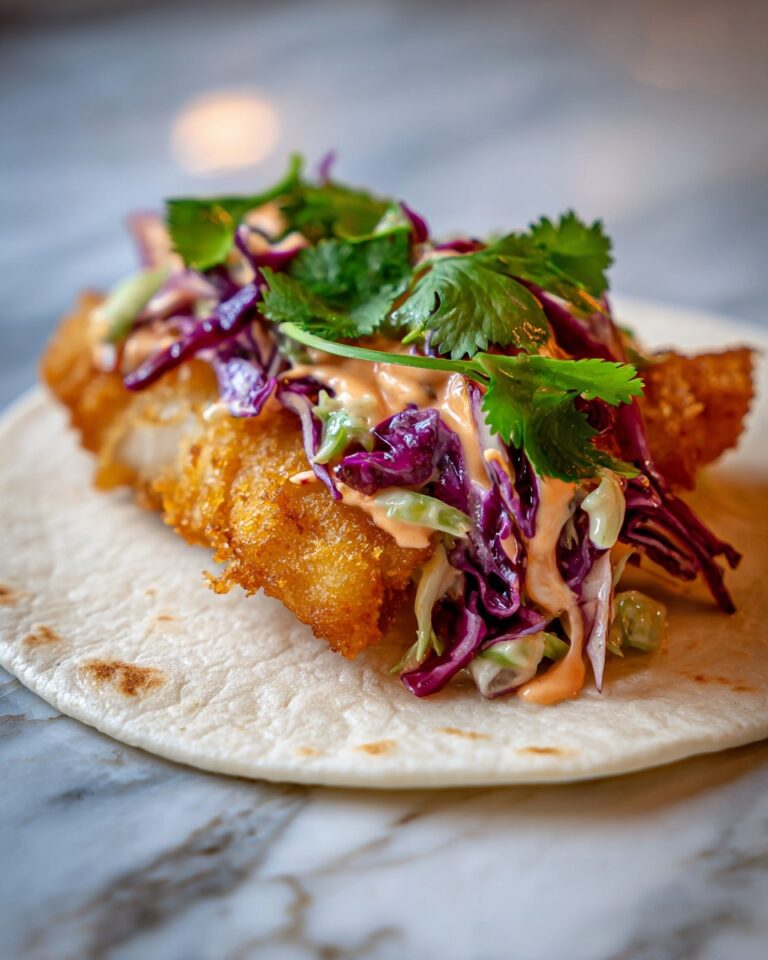 Southern Catfish Tacos with Crunchy Slaw Recipe