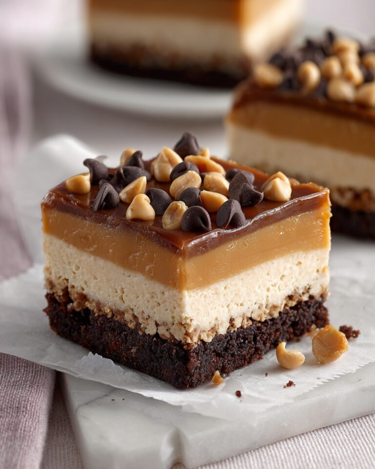 Chocolate Peanut Butter Cheesecake Bars Recipe