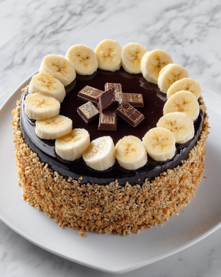 Banana and Chocolate Delight Cake Recipe