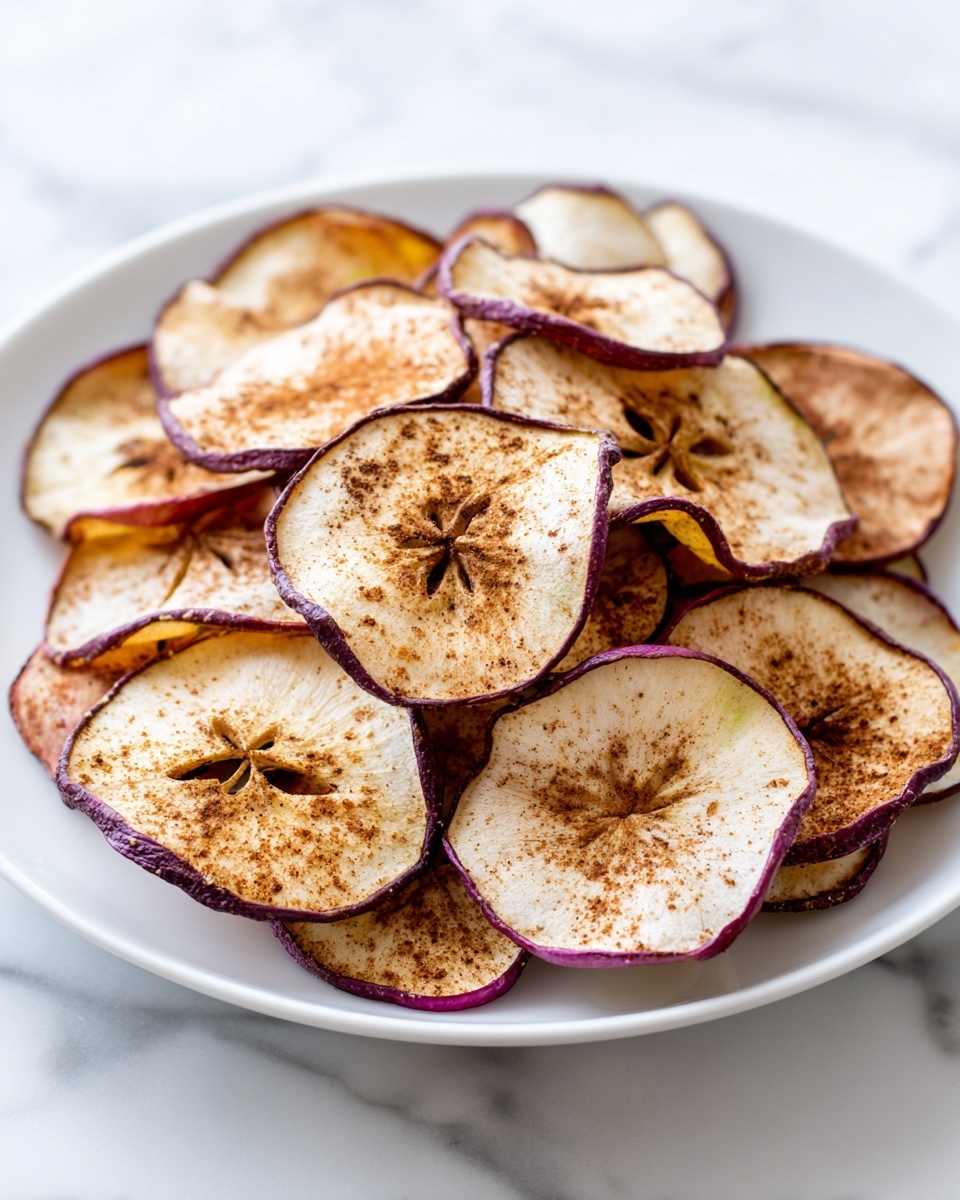 Air Fryer Apple Chips with Cinnamon Sugar Recipe - Recipe Image