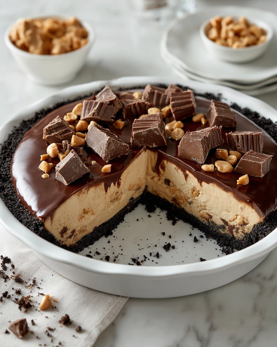Chocolate Peanut Butter Pie Recipe - Recipe Image