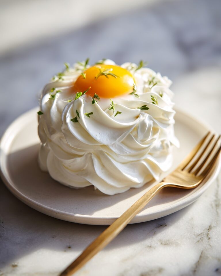 Cloud Eggs Variations with Ham & Swiss, Garlic & Parmesan, Bacon & Cheddar, and Gruyere & Chives Recipe