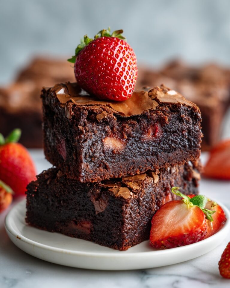 Strawberry Brownies Recipe
