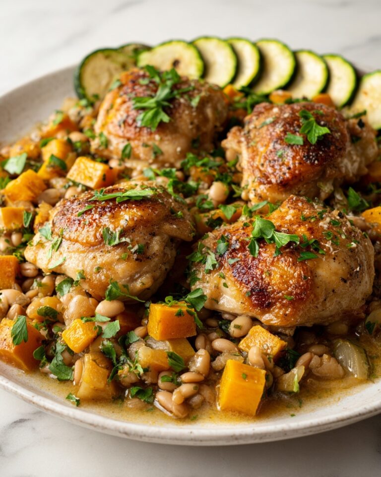 Healthy Spanish Chicken and Beans Recipe