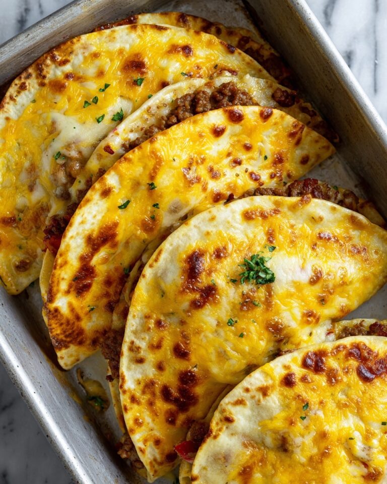 Loaded Cheesy Pocket Tacos Recipe