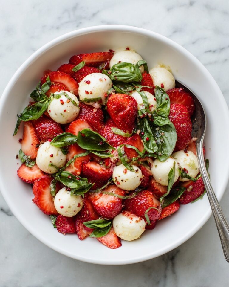 Balsamic Strawberry Caprese Recipe