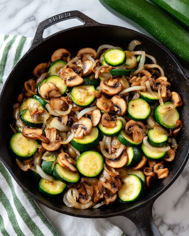 Sauteed Zucchini with Mushrooms and Tomatoes Recipe