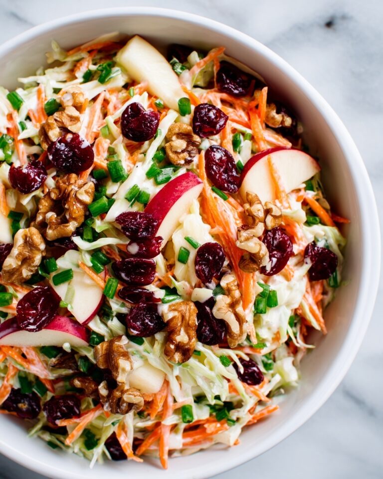 Apple Cranberry Coleslaw Recipe