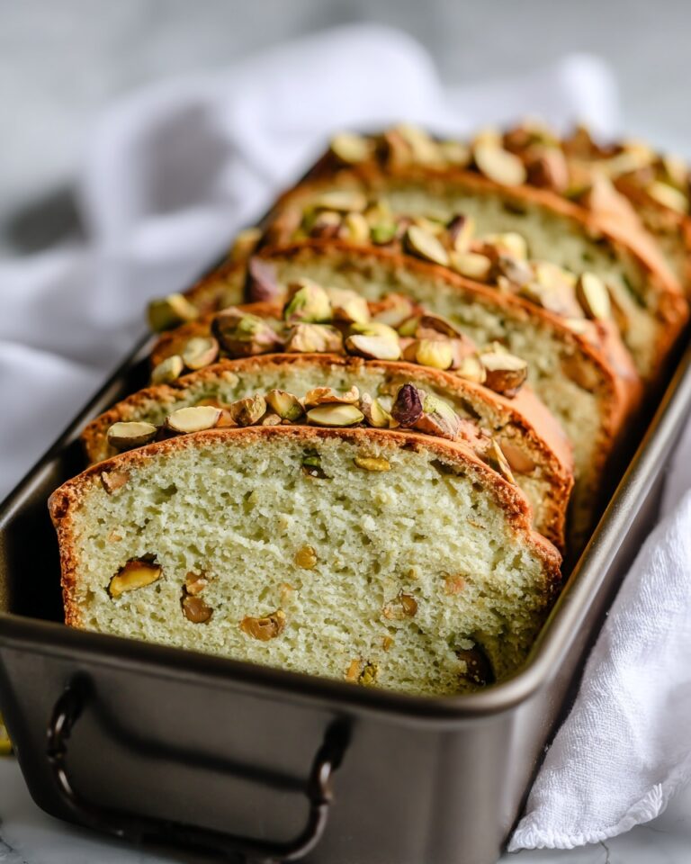 Pistachio Pudding Bread Recipe