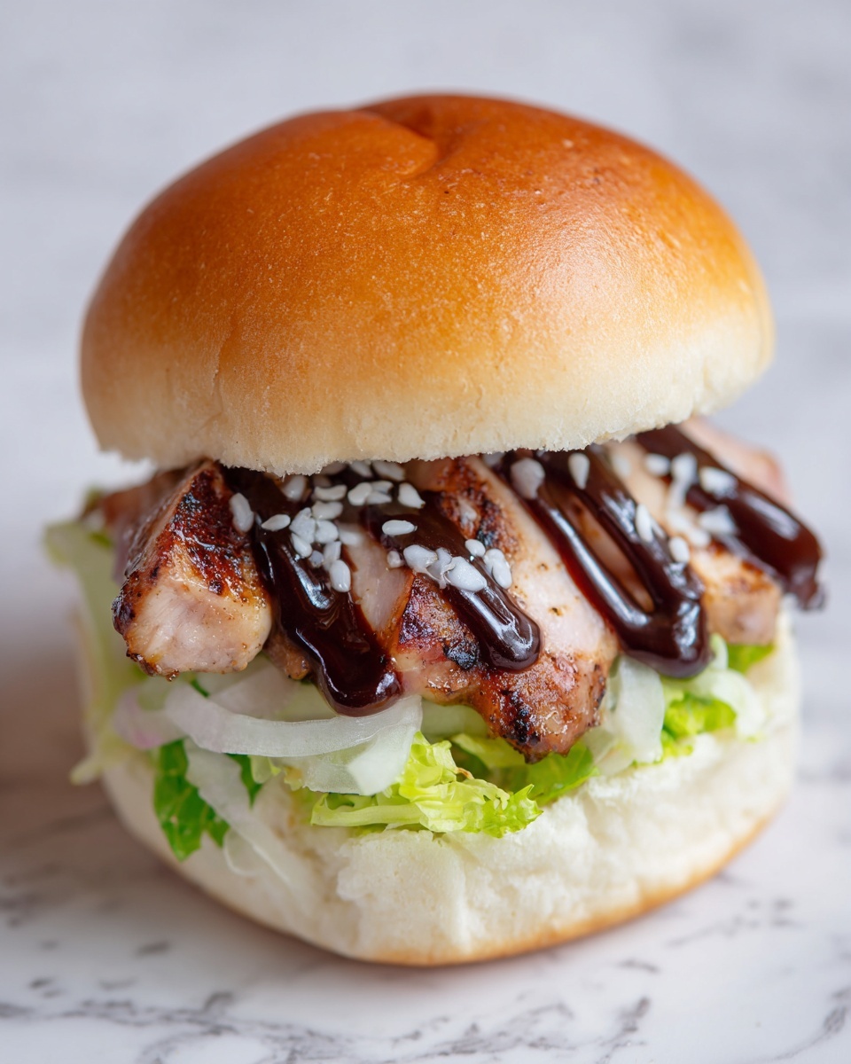 Teriyaki Chicken Burger Recipe - Recipe Image