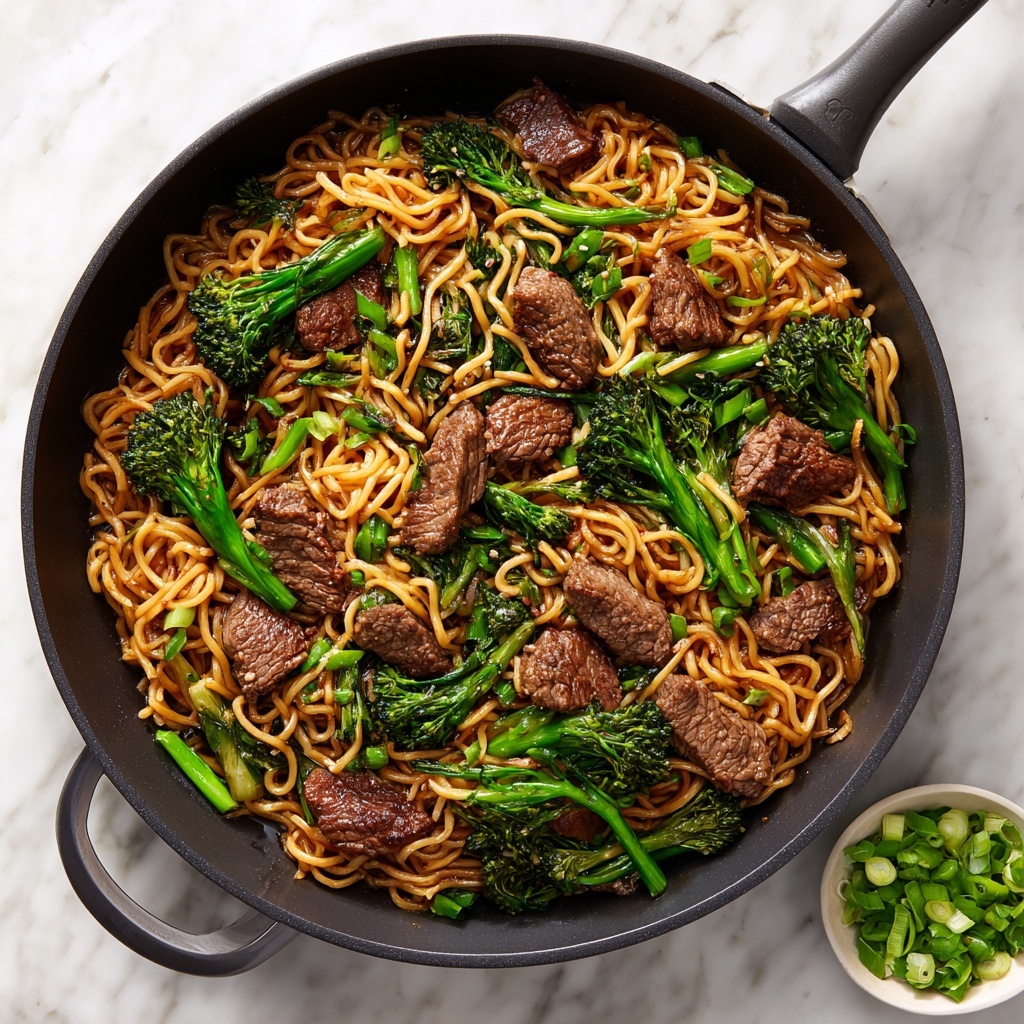 Sticky Beef Noodles Recipe - Recipe Image