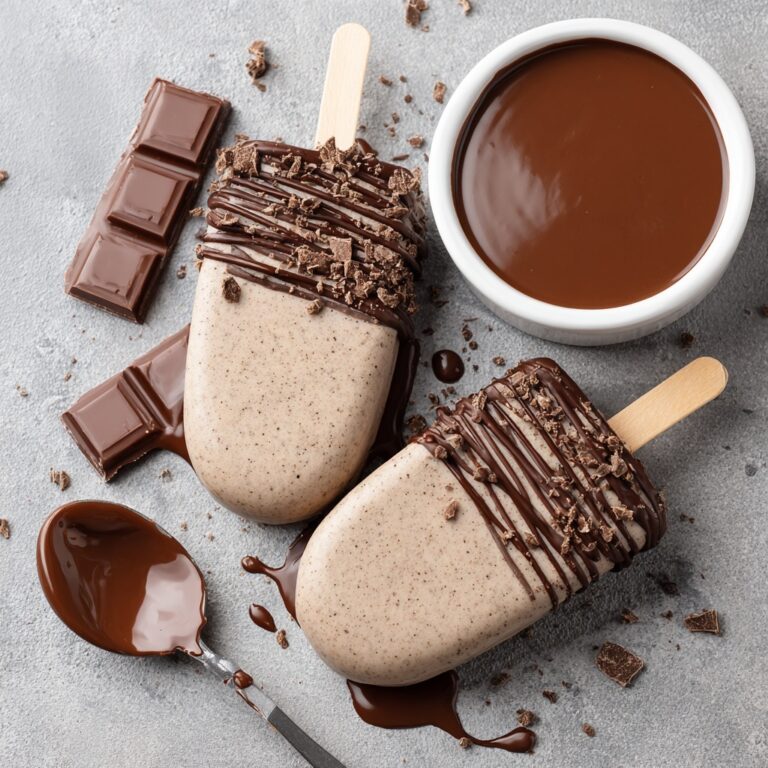 Chocolate Ice Cream Bars Recipe