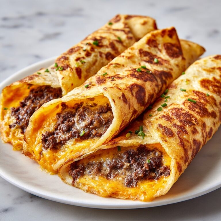 Cheeseburger Egg Rolls Recipe