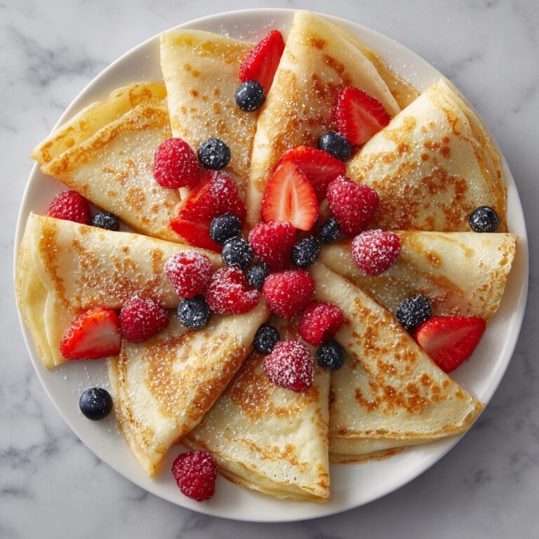 Mixed Berry Crepes Recipe