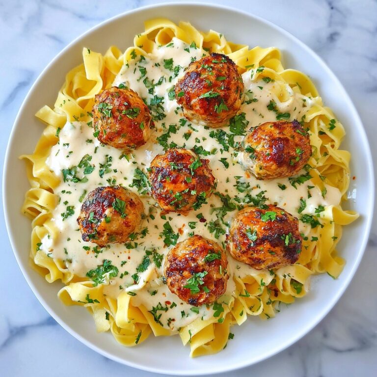 Garlic Butter Meatballs & Parmesan Linguine Dream Recipe