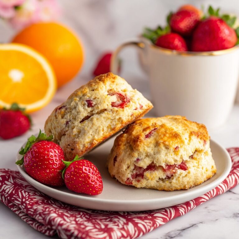 Strawberry Buttermilk Scones Recipe