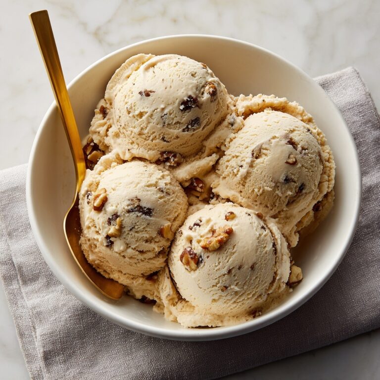 Homemade Butter Pecan Ice Cream Recipe