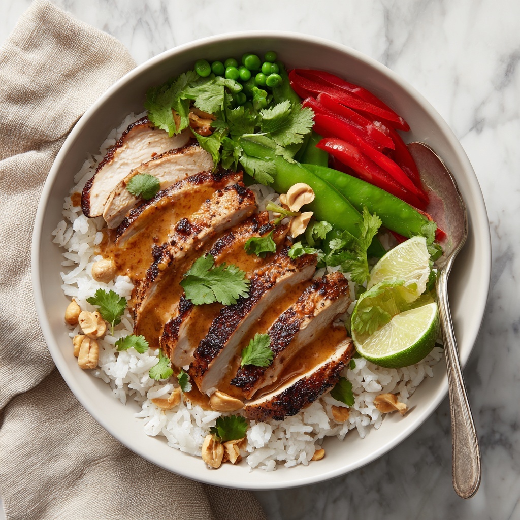 Coconut Chicken Rice Bowl Recipe - Recipe Image