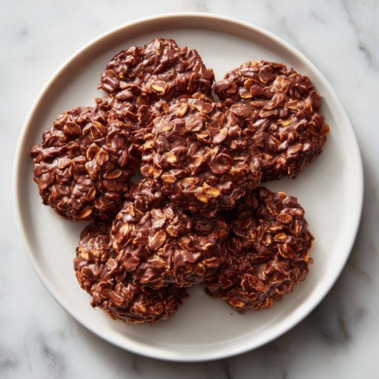 Chocolate No-Bake Cookies with Peanut Butter Recipe